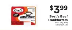 ShopRite Best’s Beef Frankfurters offer
