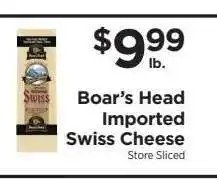 ShopRite Boar’s Head Imported Swiss Cheese offer