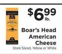 ShopRite Boar's Head American Cheese offer
