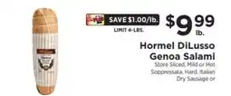ShopRite Hormel Dilusso Genoa Salami offer