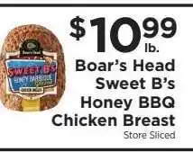 ShopRite Boar's Head Sweet B's Honey BBQ Chicken Breast offer