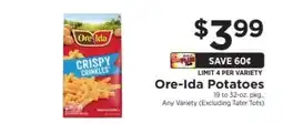 ShopRite Ore-Ida Potatoes offer