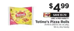 ShopRite Totino's Pizza Rolls offer