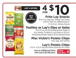 ShopRite Frito Lay Snacks offer
