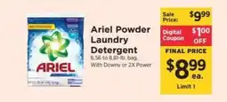ShopRite Ariel Powder Laundry Detergent offer