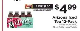 ShopRite Arizona Iced Tea 12-Pack offer