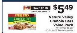 ShopRite Nature Valley Granola Bars Value Pack offer