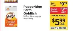 ShopRite Pepperidge Farm Goldfish offer