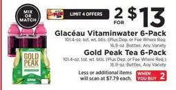 ShopRite Glacéau Vitaminwater 6-Pack offer