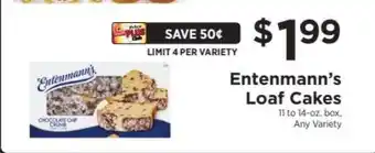 ShopRite Entenmann's Loaf Cakes offer
