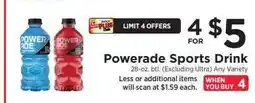 ShopRite Powerade Sports Drink offer