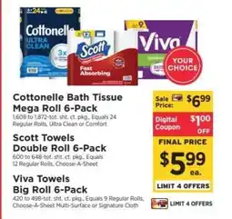 ShopRite Viva Towels Big Roll 6-Pack offer