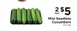 ShopRite Mini Seedless Cucumbers offer