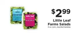 ShopRite Little Leaf Farms Salads offer