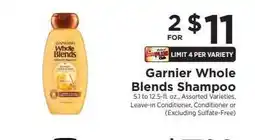 ShopRite Garnier Whole Blends Shampoo offer