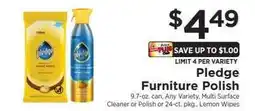 ShopRite Pledge Furniture Polish offer