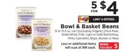 ShopRite Bowl & Basket Beans offer