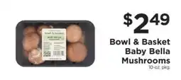 ShopRite Bowl & Basket Baby Bella Mushrooms offer