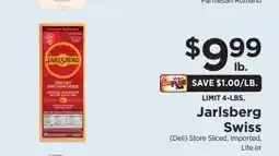 ShopRite Jarlsberg Swiss offer