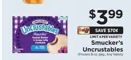 ShopRite Smucker's Uncrustables offer