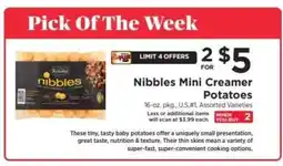 ShopRite Nibbles Mini Creamer Potatoes offer