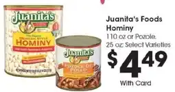Kroger Juanita's Foods Hominy offer