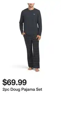 TJ Maxx 2pc Doug Pajama Set offer