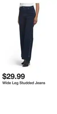 TJ Maxx Wide Leg Studded Jeans offer