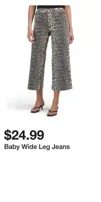 TJ Maxx Baby Wide Leg Jeans offer
