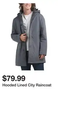 TJ Maxx Hooded Lined City Raincoat offer