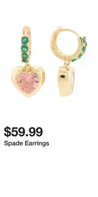 TJ Maxx Spade Earrings offer