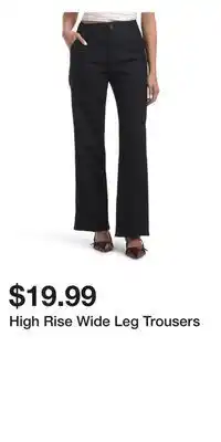 TJ Maxx High Rise Wide Leg Trousers offer