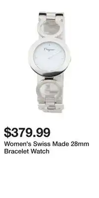 TJ Maxx Women's Swiss Made 28mm Bracelet Watch offer