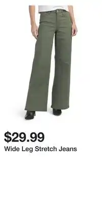 TJ Maxx Wide Leg Stretch Jeans offer