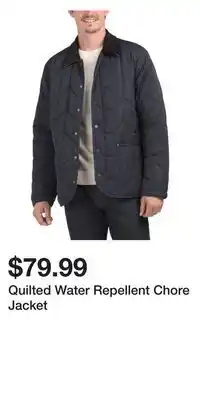 TJ Maxx Quilted Water Repellent Chore Jacket offer