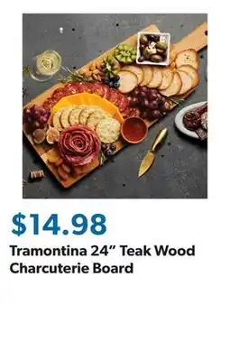 Sam's Club Tramontina 24 Teak Wood Charcuterie Board offer