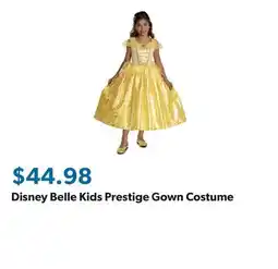 Sam's Club Disney Belle Kids Prestige Gown Costume offer
