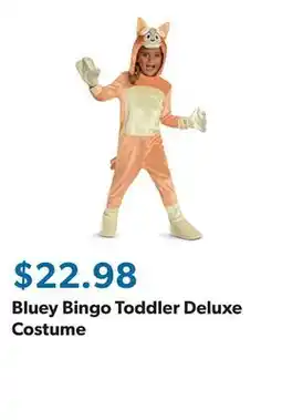 Sam's Club Bluey Bingo Toddler Deluxe Costume offer