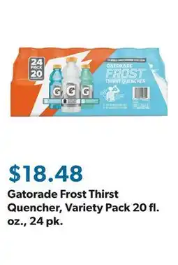 Sam's Club Gatorade Frost Thirst Quencher, Variety Pack 20 fl. oz., 24 pk offer