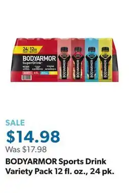 Sam's Club BODYARMOR Sports Drink Variety Pack 12 fl. oz., 24 pk offer