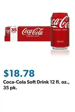 Sam's Club Coca-Cola Soft Drink 12 fl. oz., 35 pk offer