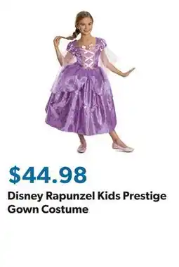 Sam's Club Disney Rapunzel Kids Prestige Gown Costume offer