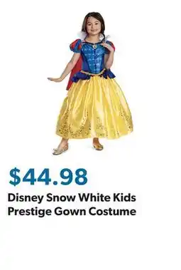 Sam's Club Disney Snow White Kids Prestige Gown Costume offer