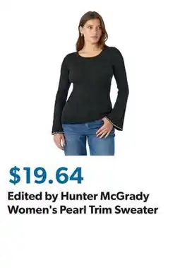 Sam's Club Edited by Hunter McGrady Women's Pearl Trim Sweater offer