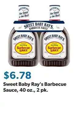 Sam's Club Sweet Baby Ray's Barbecue Sauce, 40 oz., 2 pk offer