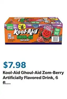 Sam's Club Kool-Aid Ghoul-Aid Zom-Berry Artificially Flavored Drink, 6 fl. oz., 40 pk offer