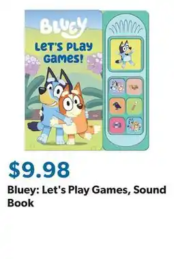 Sam's Club Bluey: Let's Play Games, Sound Book offer