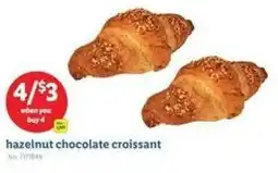 Lidl Hazelnut chocolate croissant offer