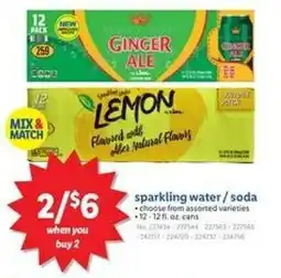 Lidl Sparkling water soda offer