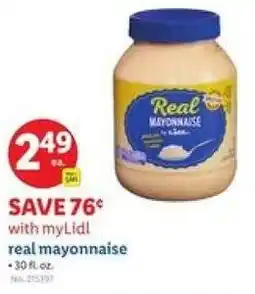 Lidl Real mayonnaise offer